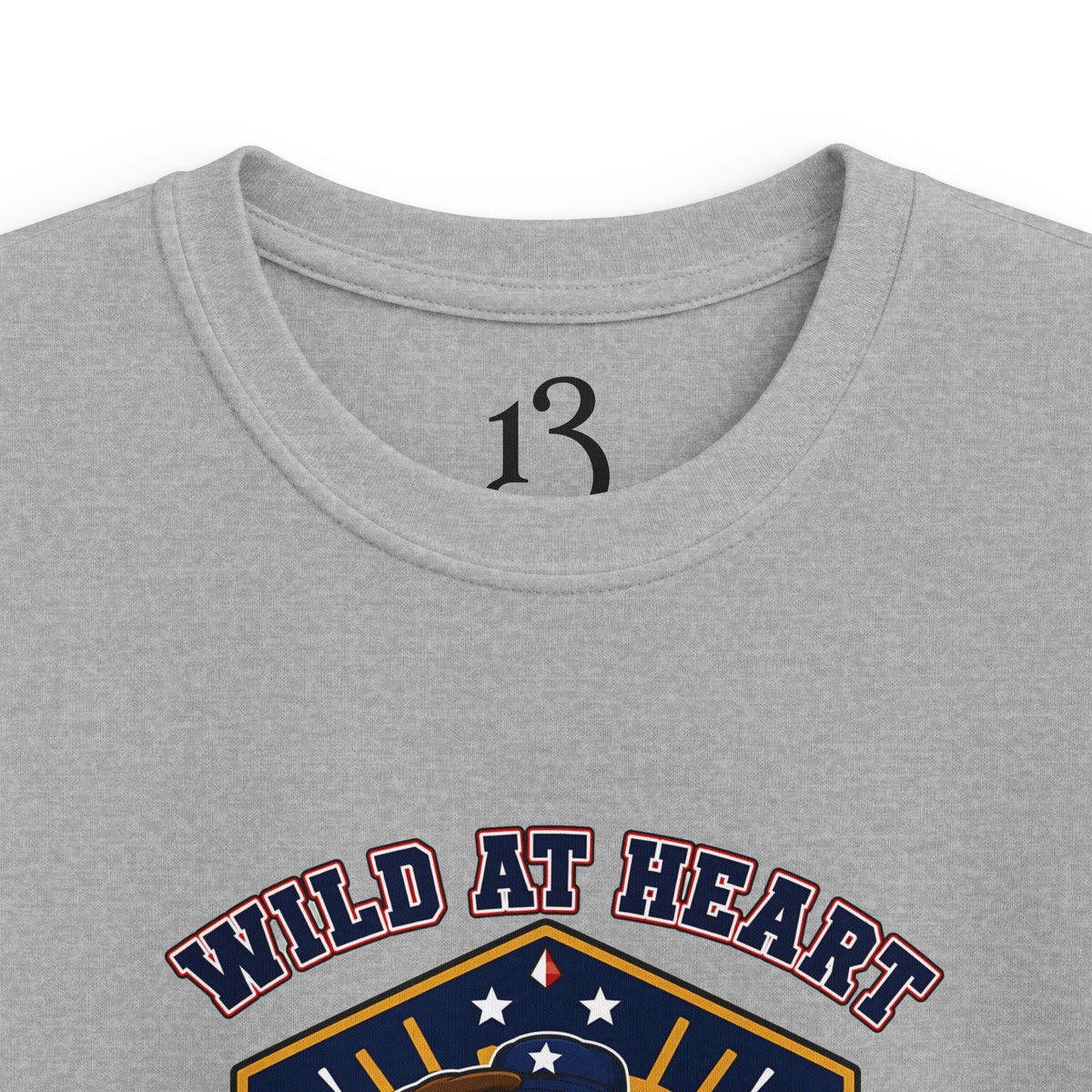 Kids Tee — "Wild at Heart, Ready to Be Free" Adventure Bear Graphic