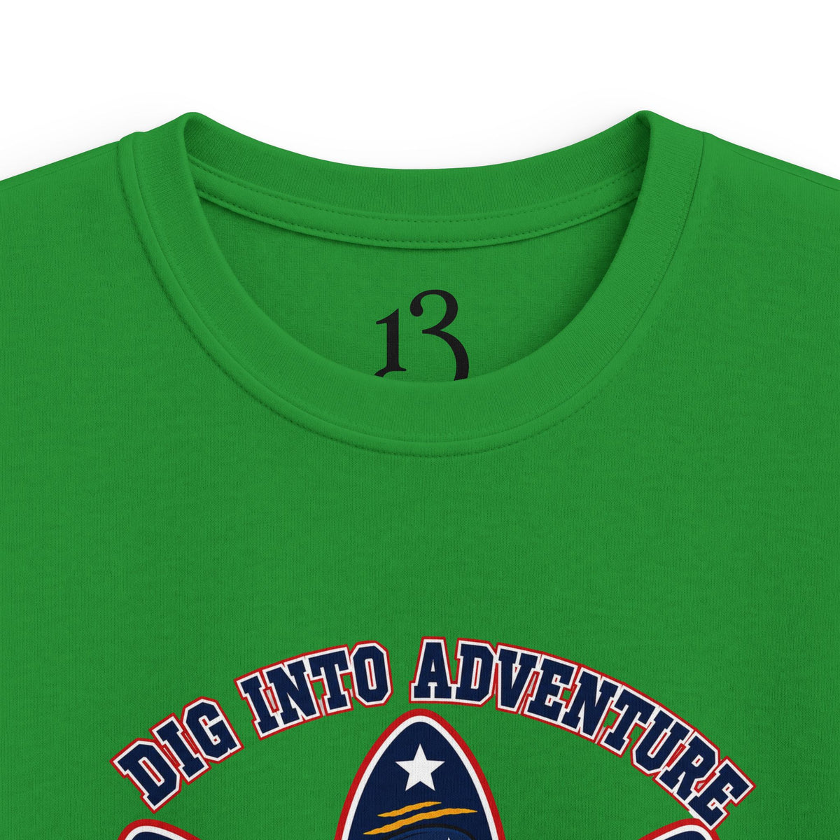 Kids T-Shirt - "Dig Into Adventure: Discover America" Patriotic Eagle Tee