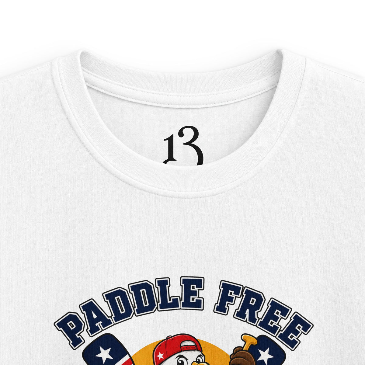 Paddle Kids Tee — "Paddle Free" USA Lake Crew Shirt