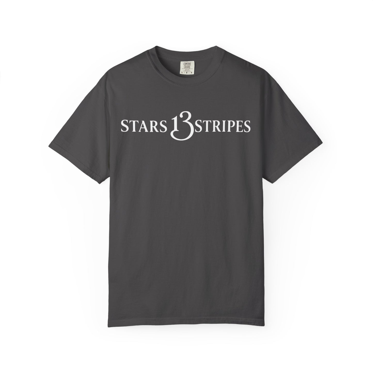 Stars13stripeS T‑Shirt — Vintage Olive Graphic Tee