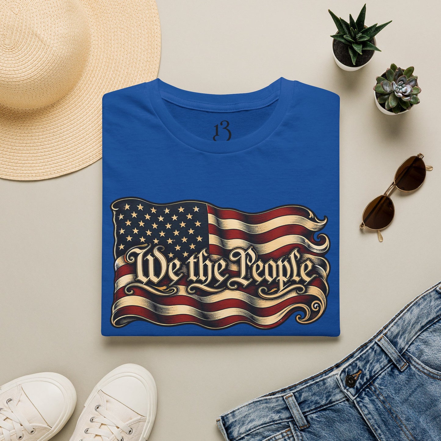 We the People American Flag T‑Shirt