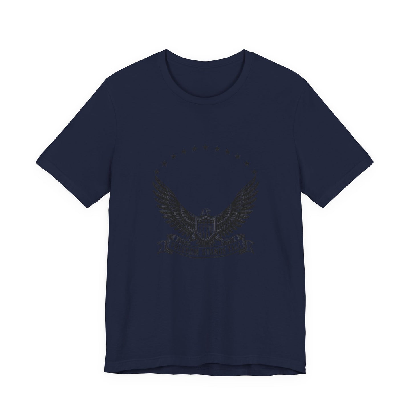 Freedom Stands Tall Eagle Tee — Patriotic 1776 American Flag Graphic T-Shirt