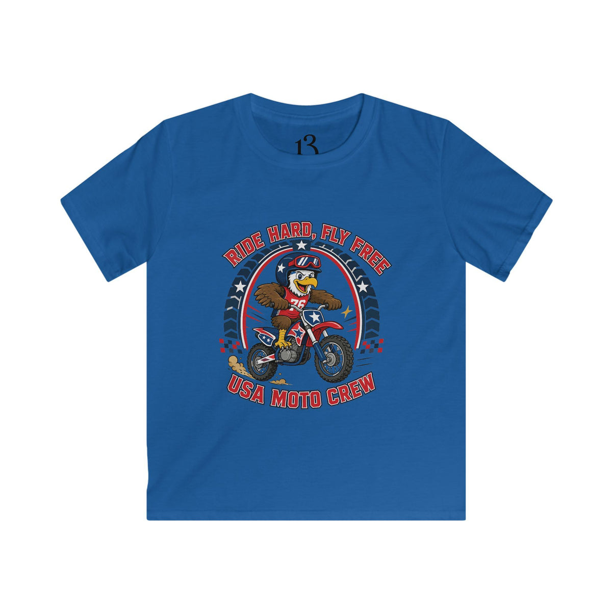 Kids Moto Tee — Born Racer, My Pride Dirt Bike Shirt