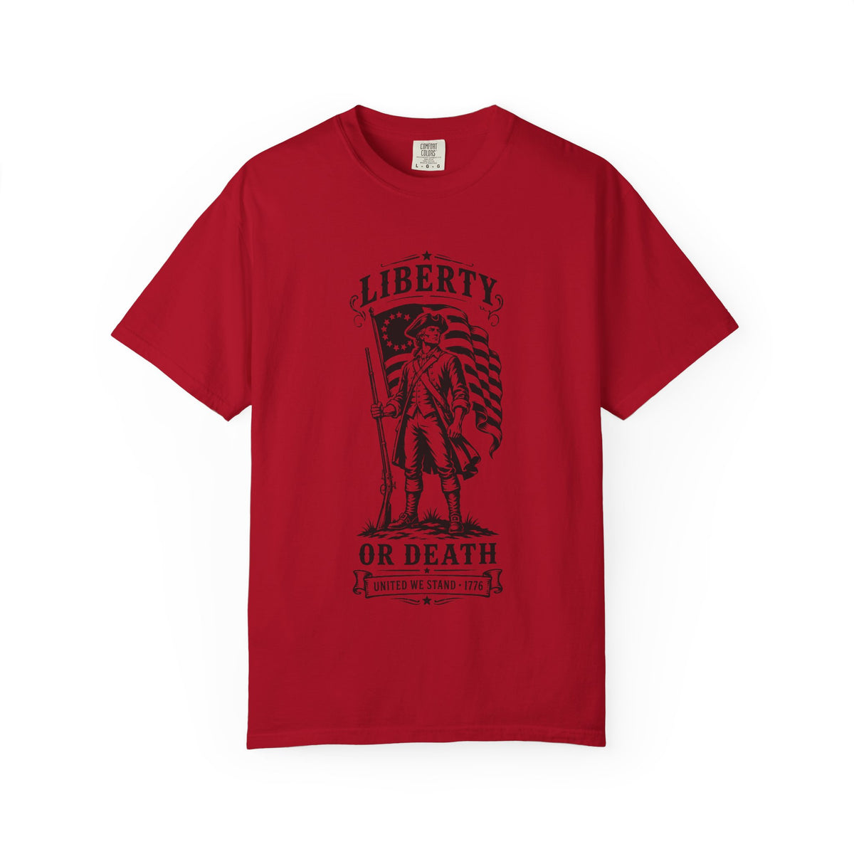 Liberty or Death T‑Shirt — Revolutionary Patriot Graphic Tee