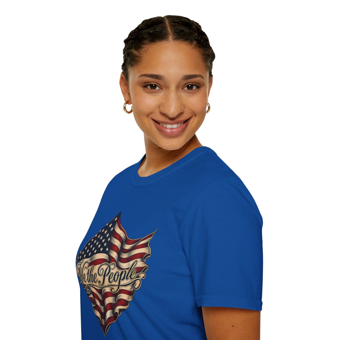 We the People Flag T-Shirt — Vintage American Patriotic Tee