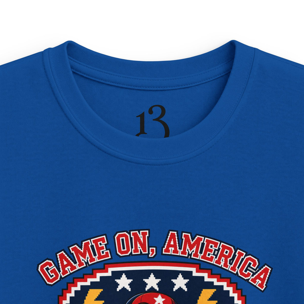 Kids Tee — 'Game On, America' Eagle Arcade Graphic Shirt
