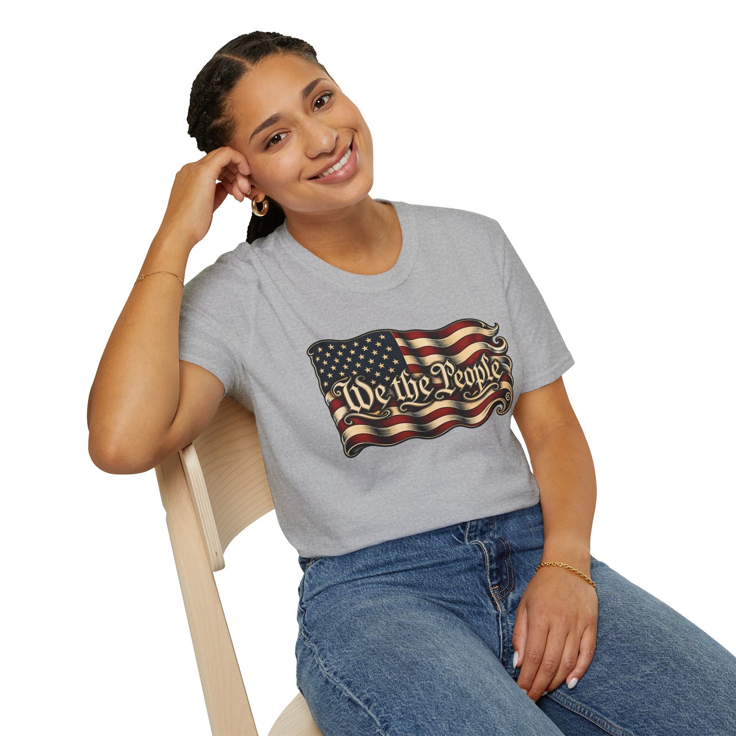 We the People American Flag T‑Shirt