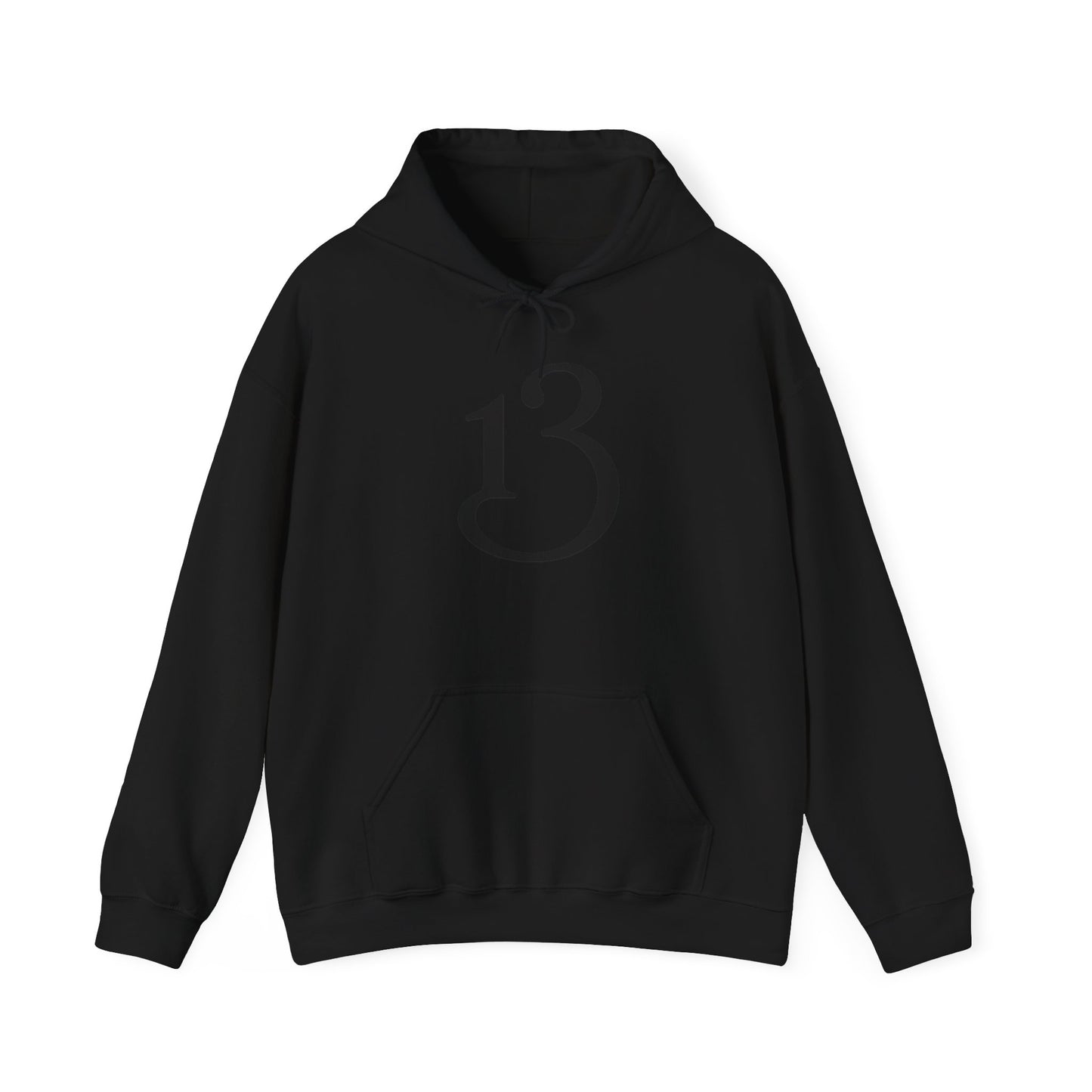 Hoodie — Minimal '13' Graphic Pullover