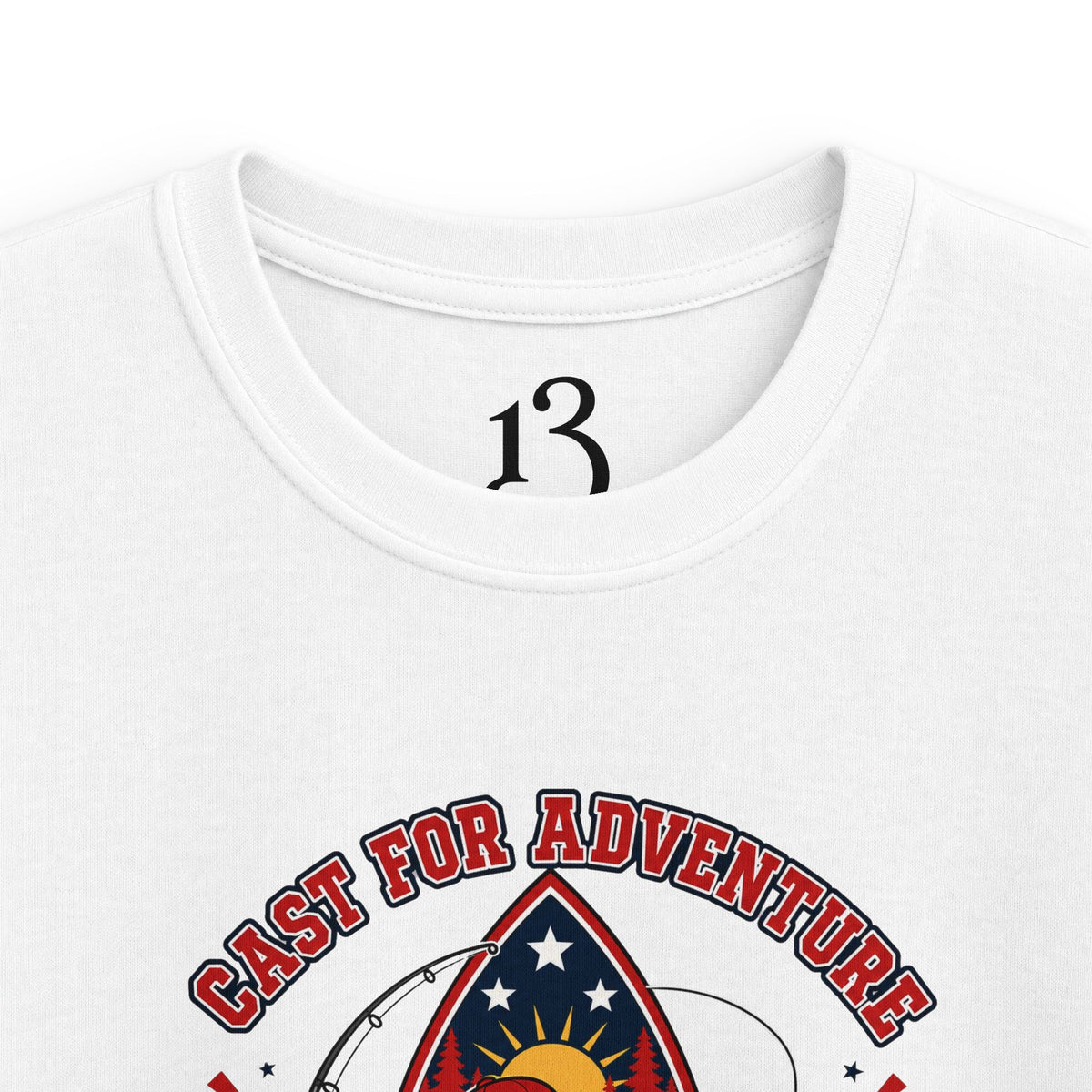 Kids Tee - "Born for Adventure, Raised by Freedom" Eagle Graphic