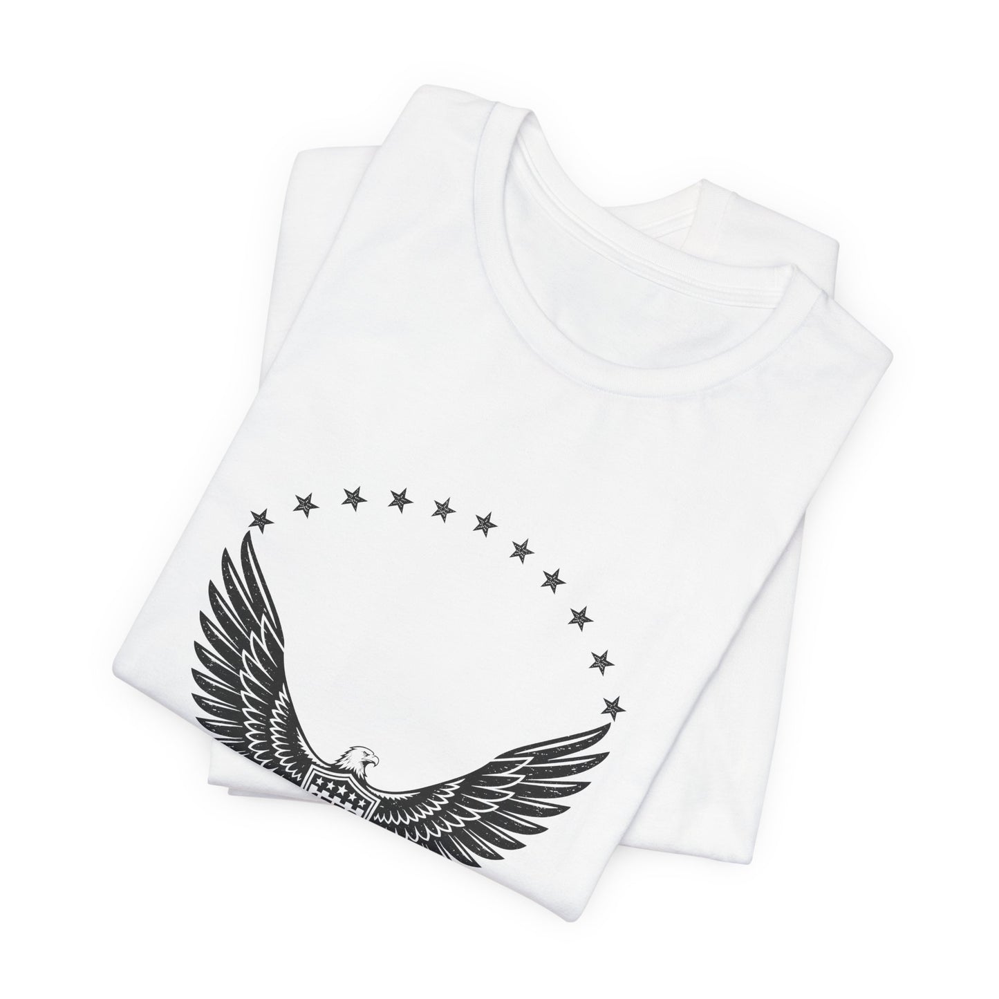 Freedom Stands Tall Eagle Tee — Patriotic 1776 American Flag Graphic T-Shirt