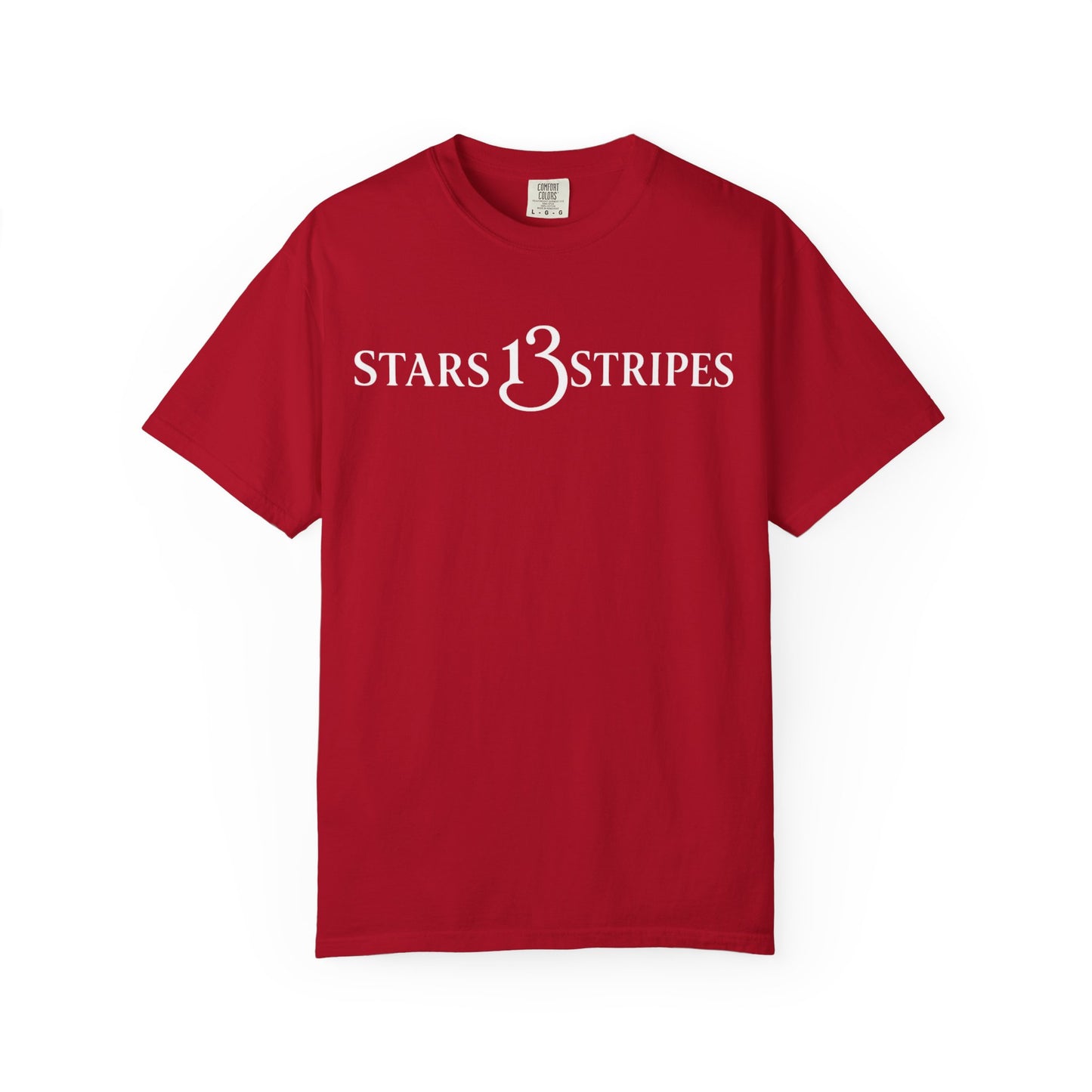 Stars13stripeS T‑Shirt — Vintage Olive Graphic Tee