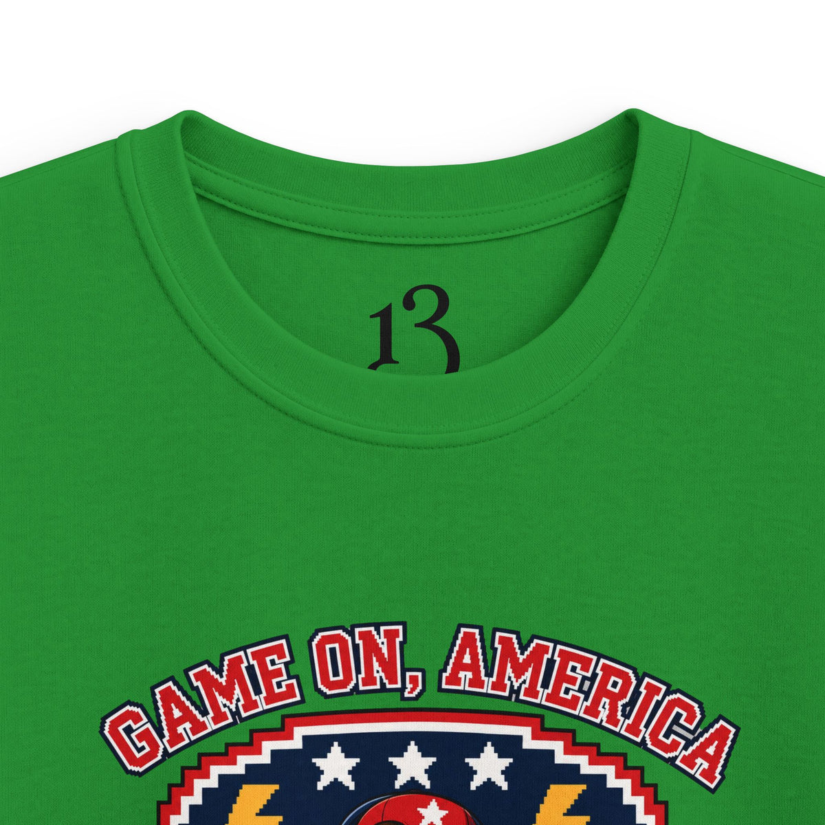 Kids Tee — 'Game On, America' Eagle Arcade Graphic Shirt