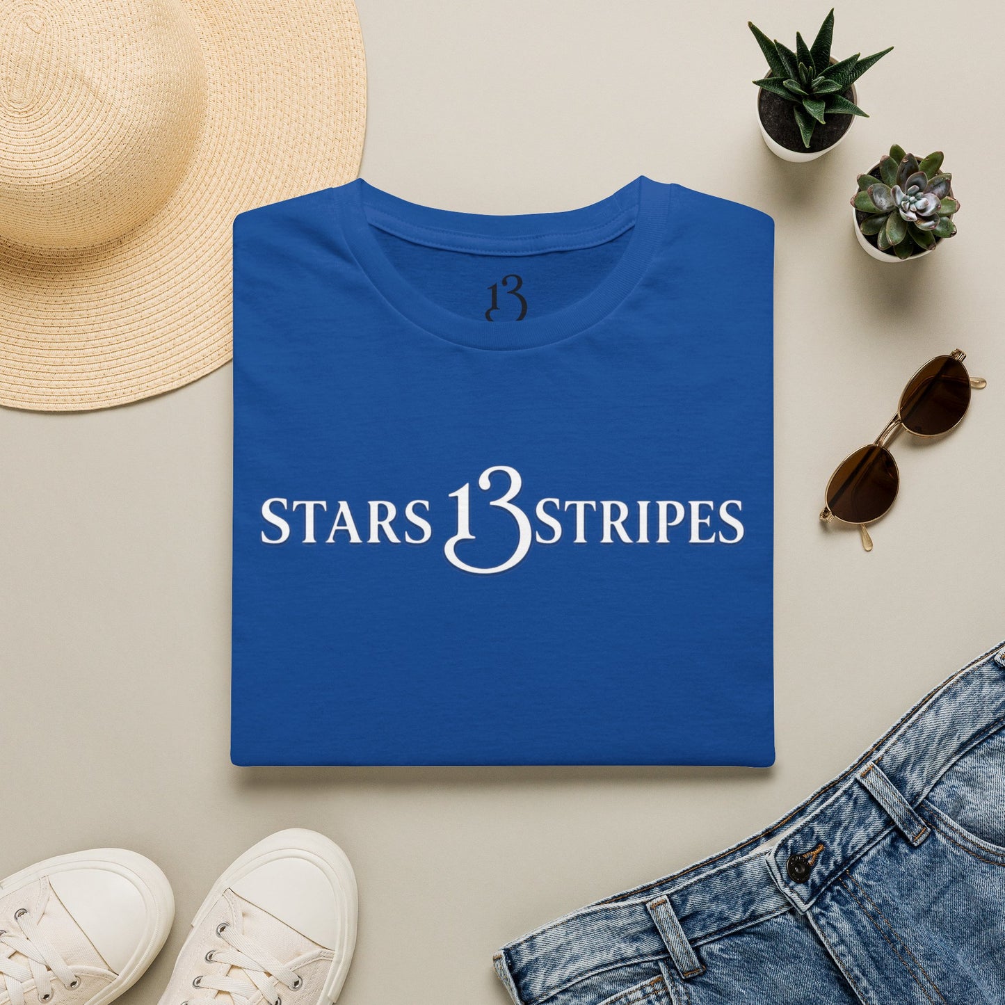 Arlington Soldier, Stars13stripeS Embossed T-Shirt