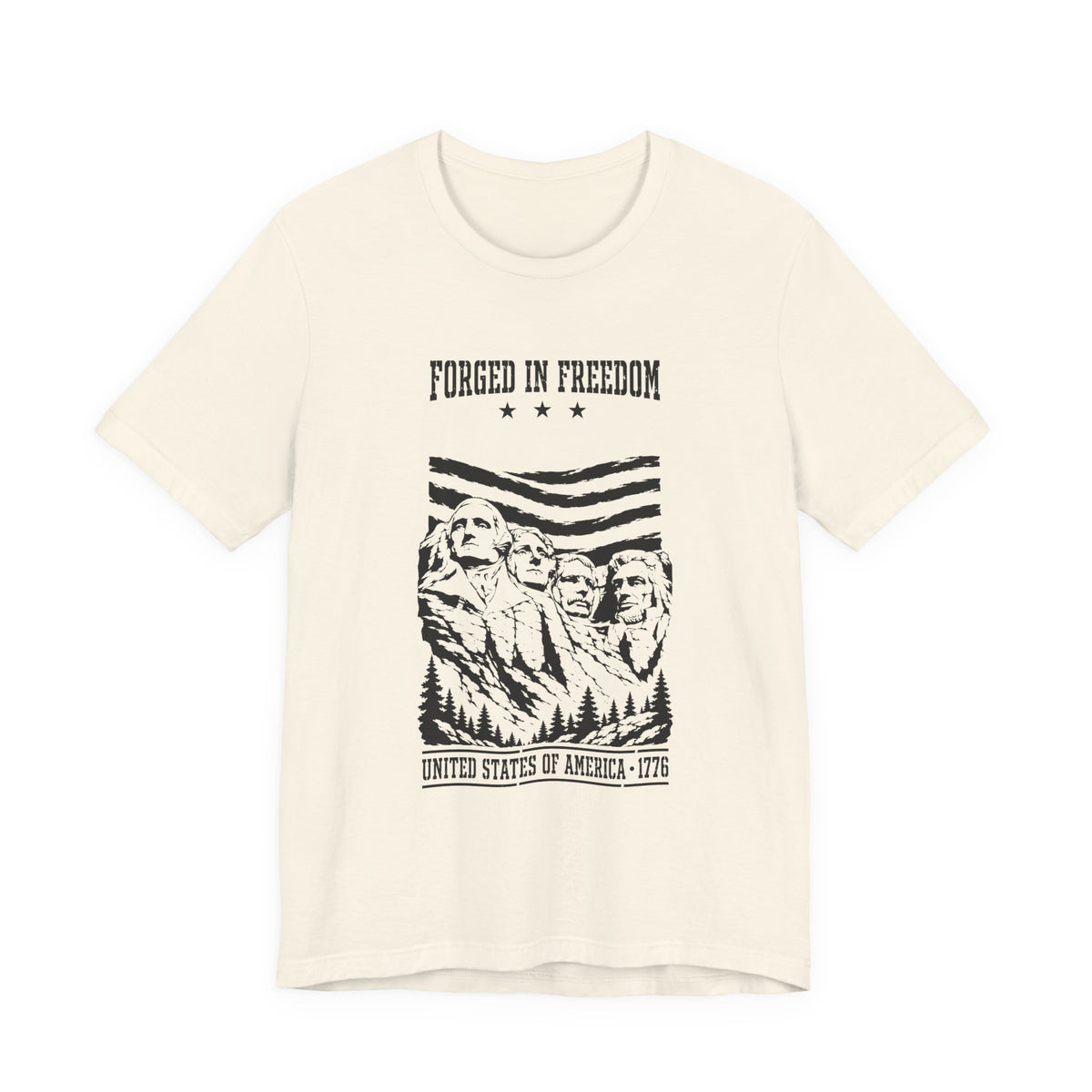 Forged in Freedom T-Shirt — Mount Rushmore American Patriot Tee