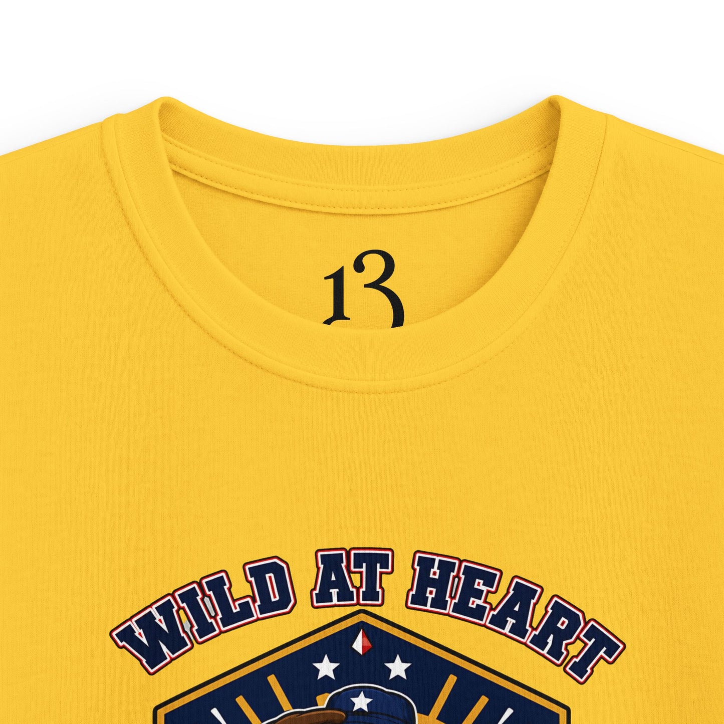 Kids Tee — "Wild at Heart, Ready to Be Free" Adventure Bear Graphic