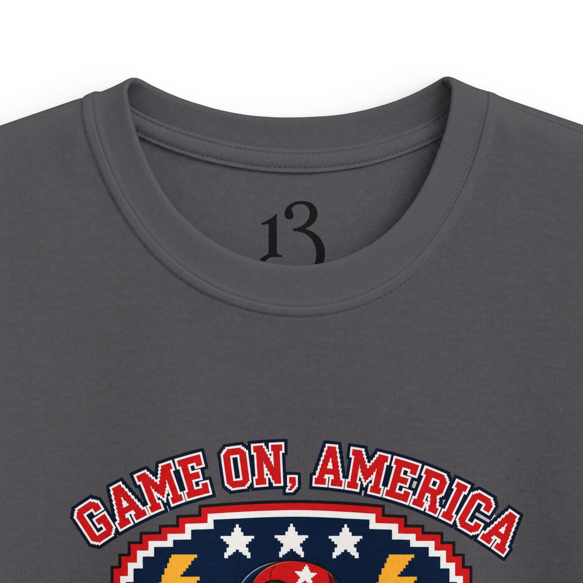 Kids Tee — 'Game On, America' Eagle Arcade Graphic Shirt