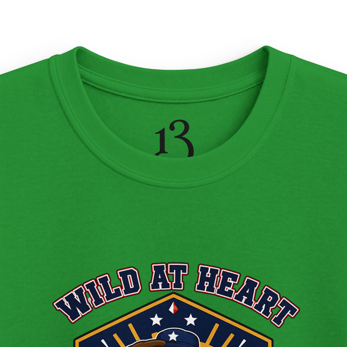 Kids Tee — "Wild at Heart, Ready to Be Free" Adventure Bear Graphic