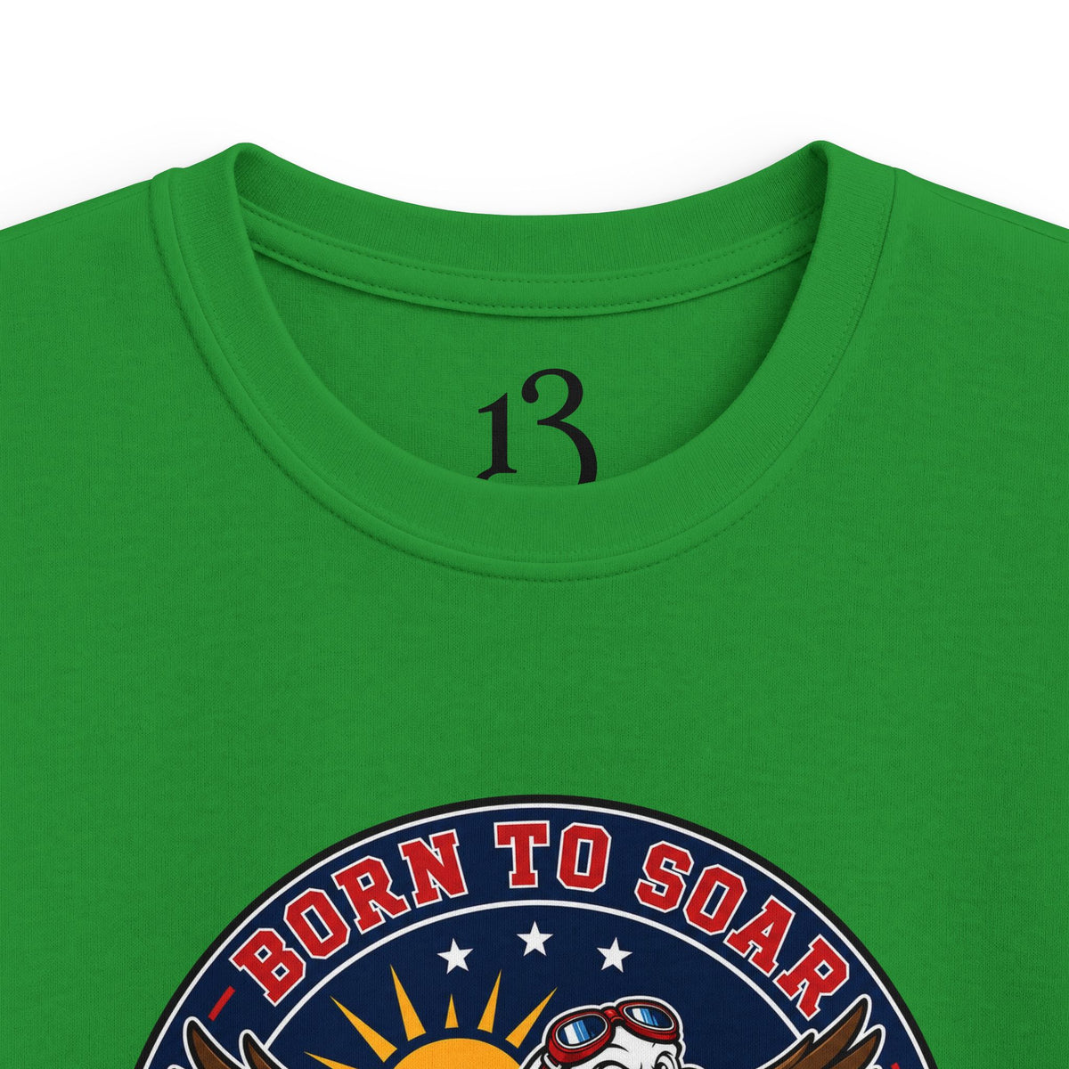 Kids Tee - "Born to Soar Built for Adventure" Eagle Graphic