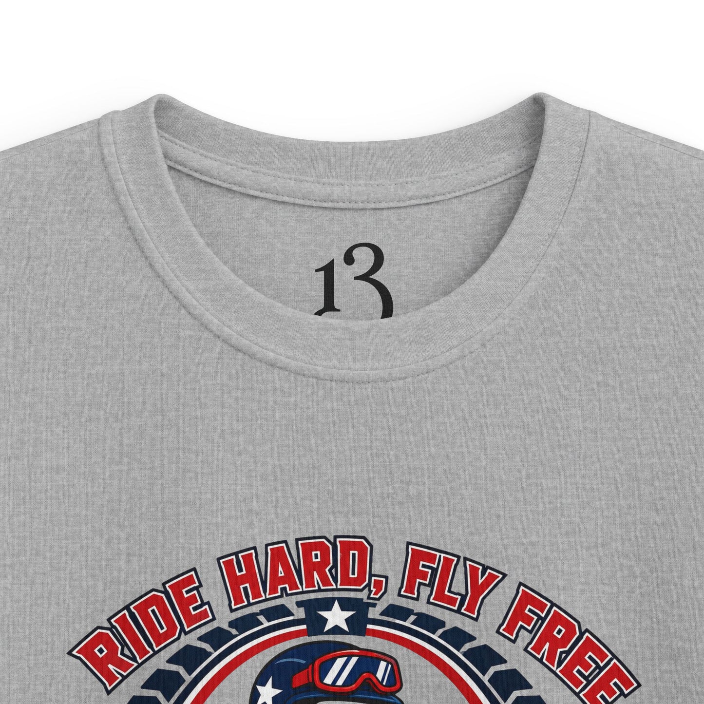 Kids Moto Tee — Born Racer, My Pride Dirt Bike Shirt