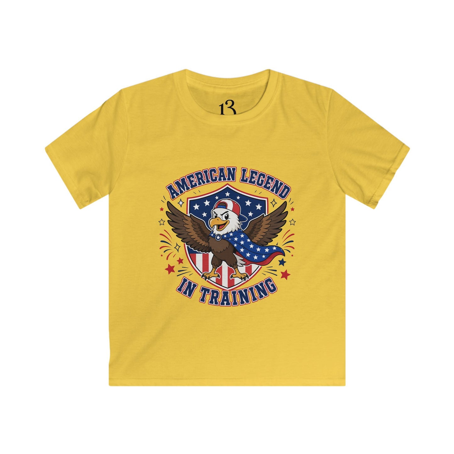 Kids T‑Shirt – "American Legend in Training" Patriotic Eagle Tee