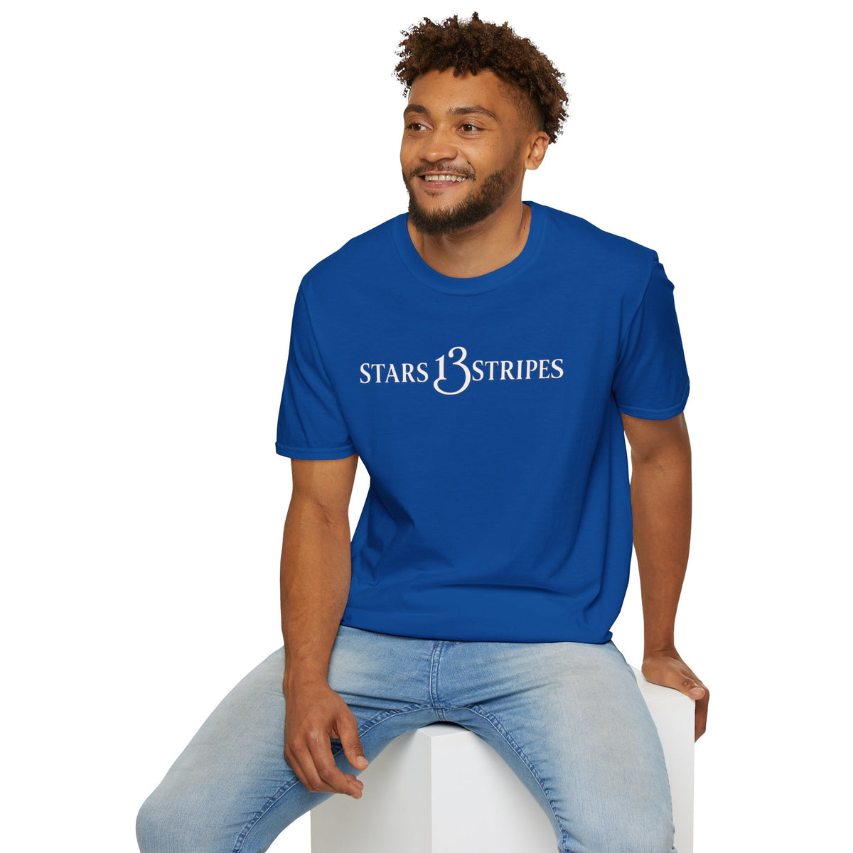 "We The People" Stars13stripeS Embossed T-Shirt