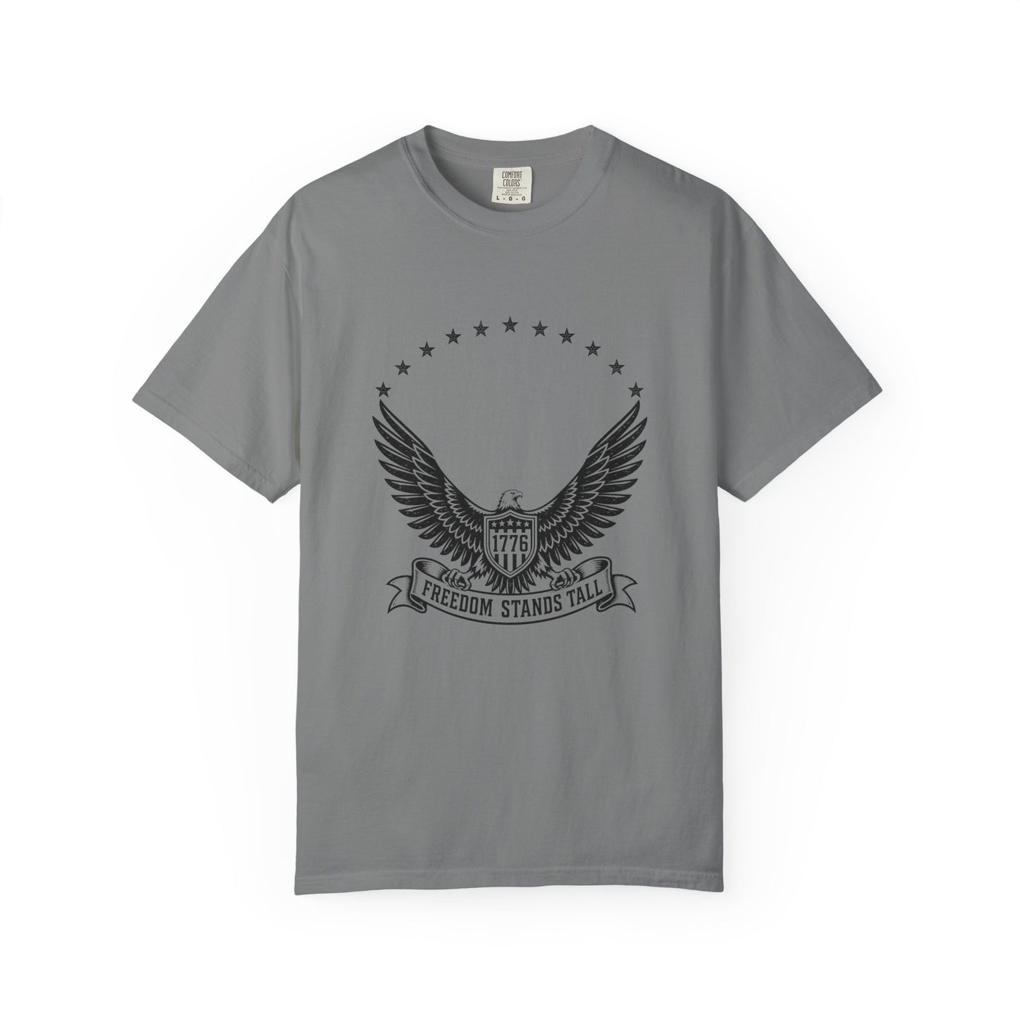 Freedom Stands Tall Eagle T-Shirt — 1776 Patriotic Tee