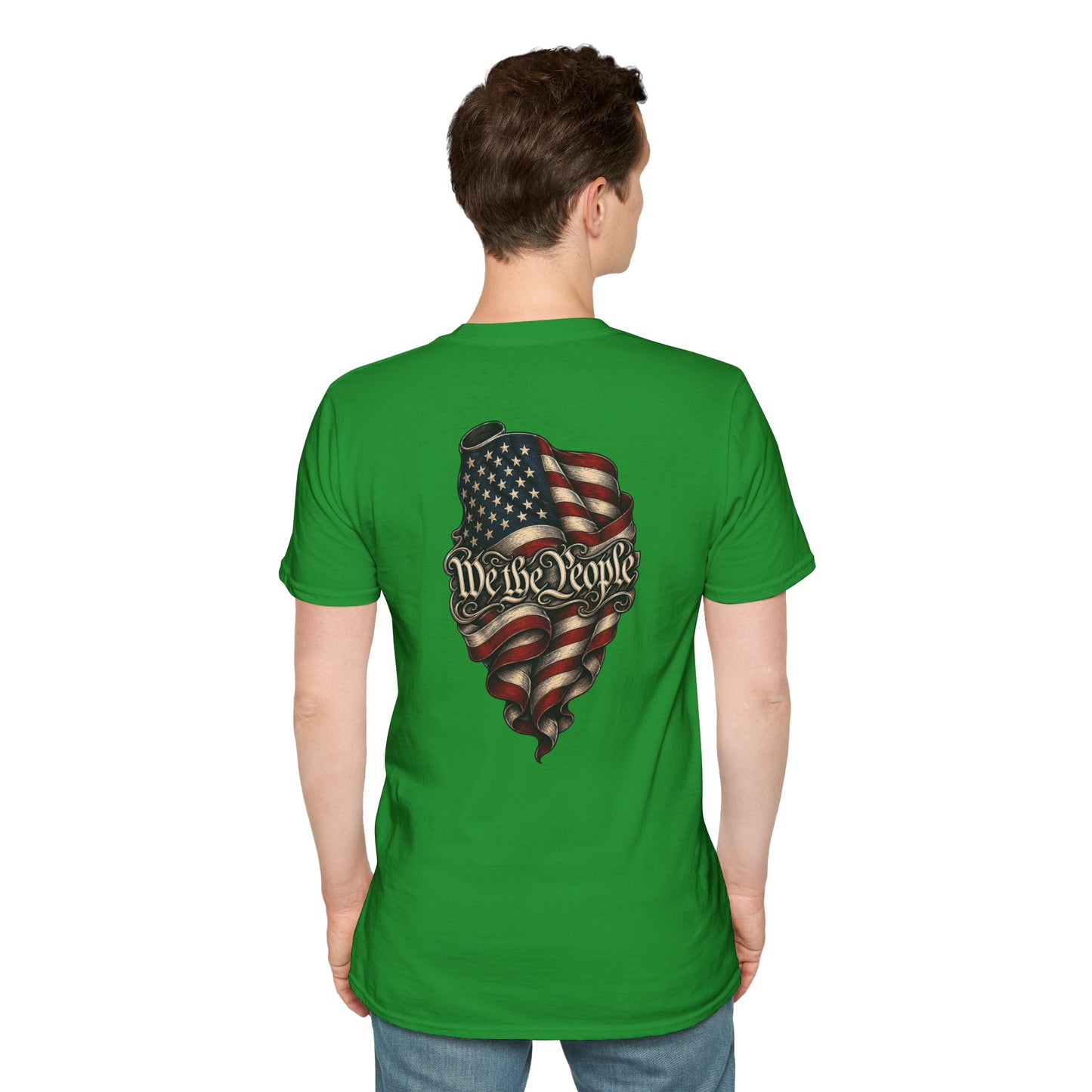 "We The People" Stars13stripeS Embossed T-Shirt