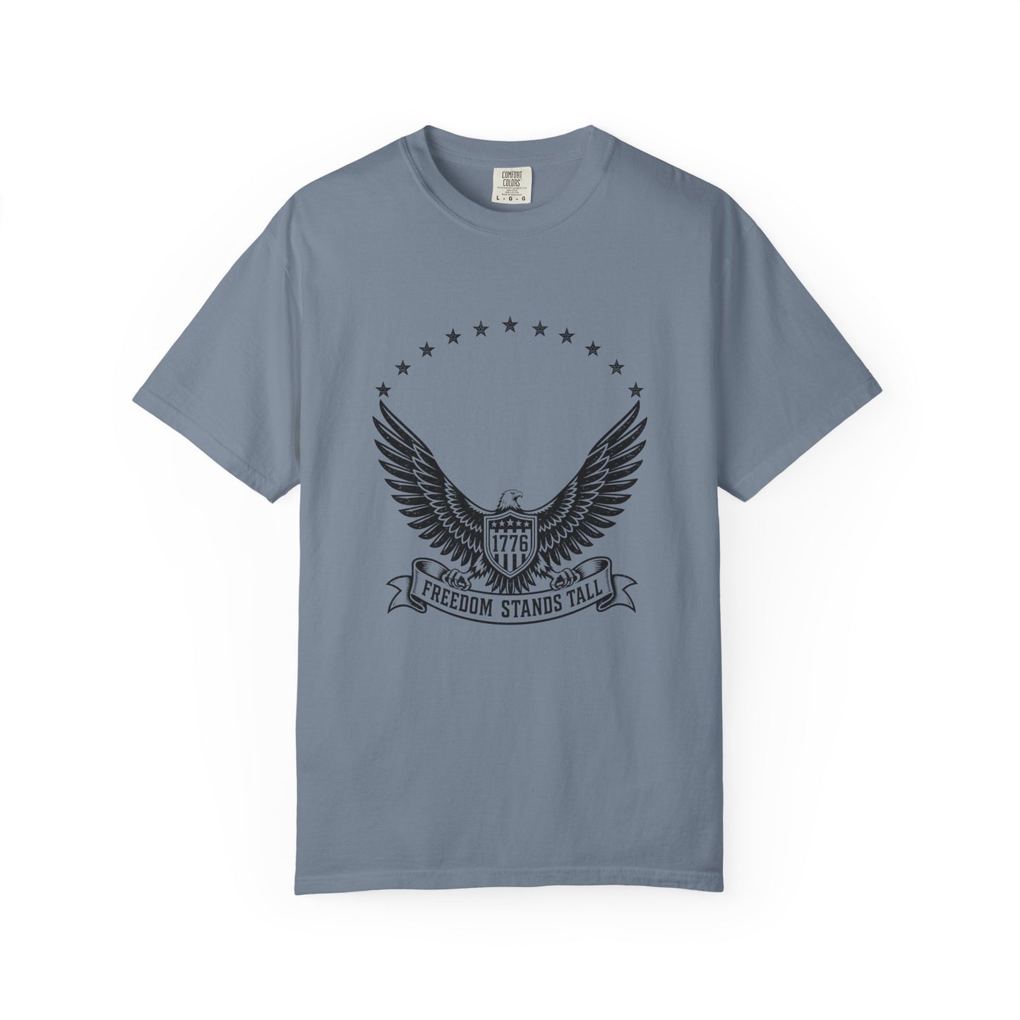 Freedom Stands Tall Eagle T-Shirt — 1776 Patriotic Tee