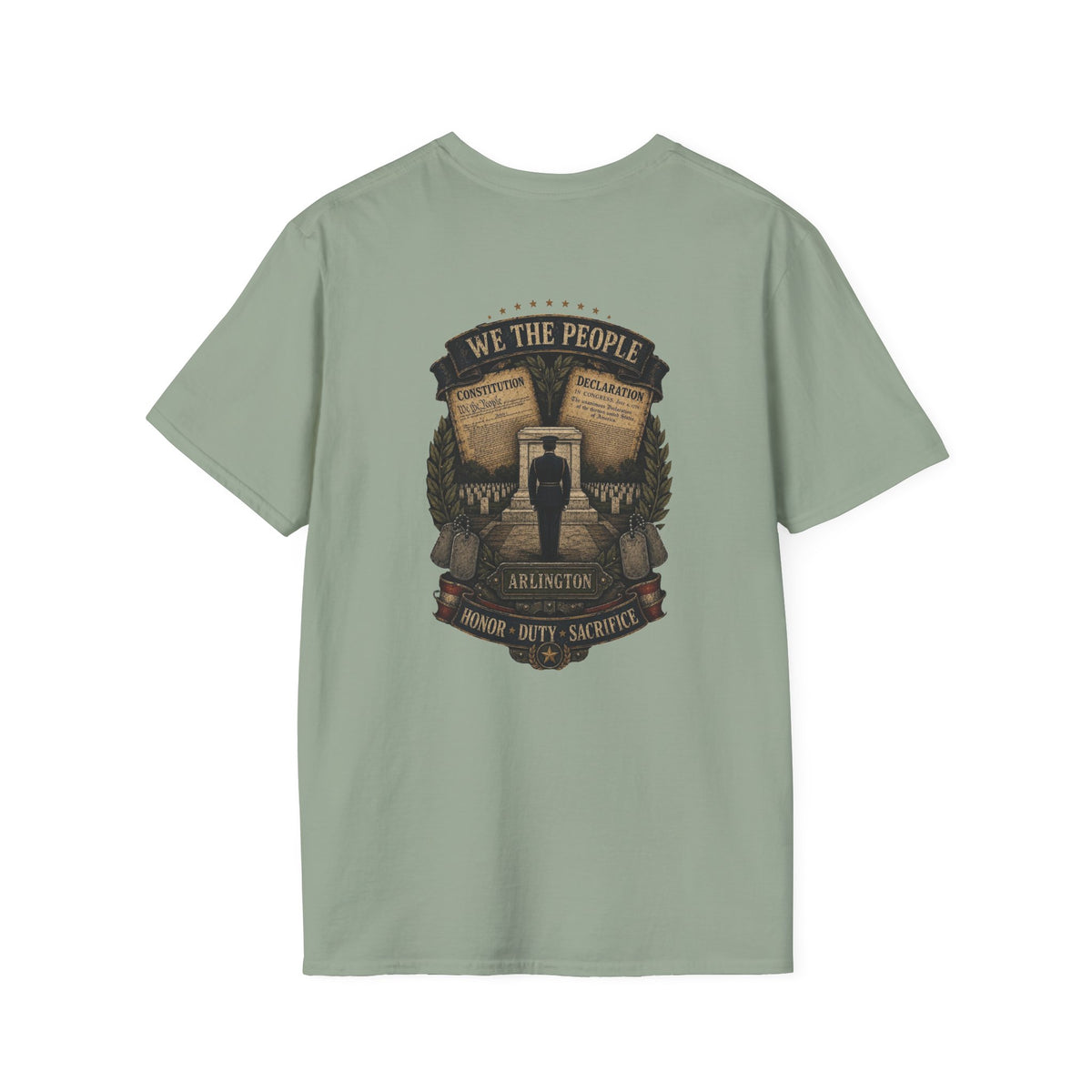 Arlington Soldier, Stars13stripeS Embossed T-Shirt