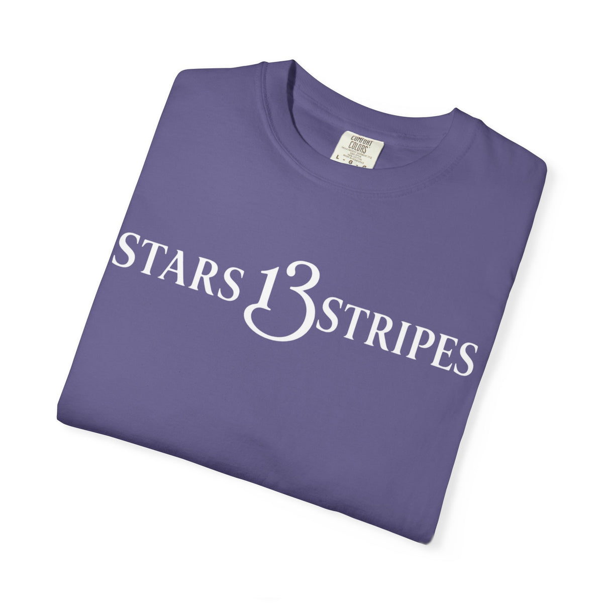 Stars13stripeS T‑Shirt — Vintage Olive Graphic Tee