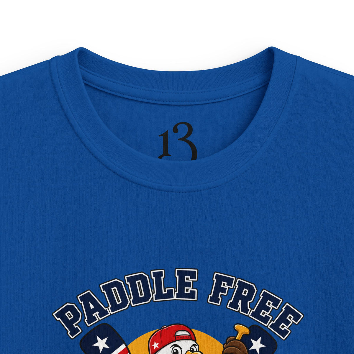Paddle Kids Tee — "Paddle Free" USA Lake Crew Shirt