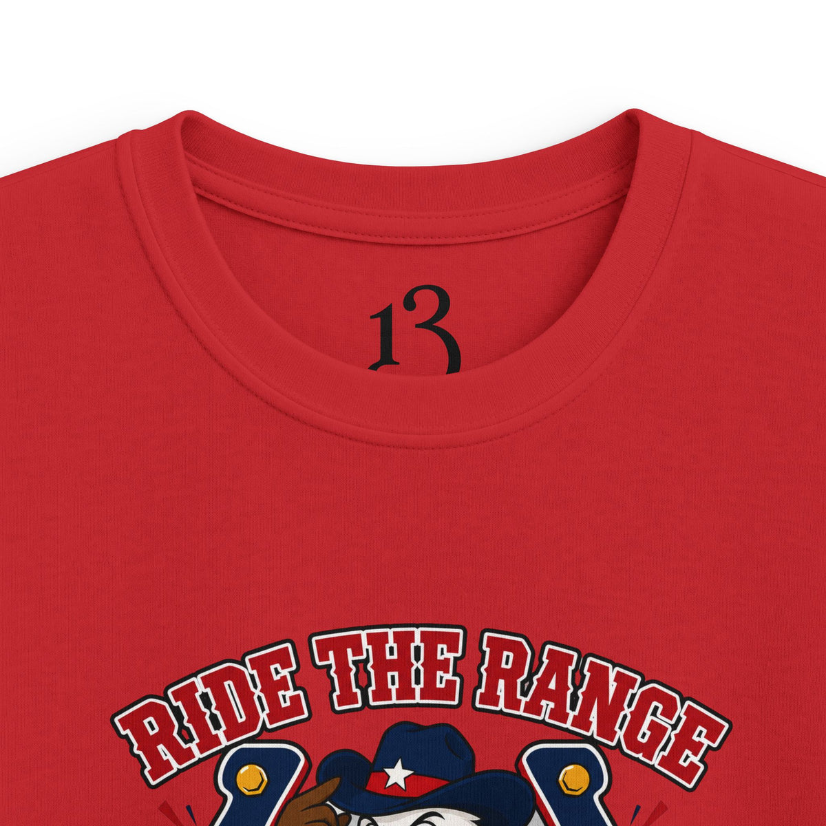 Kids T-Shirt - "Ride the Range Wild and Free" Cowboy Eagle Graphic
