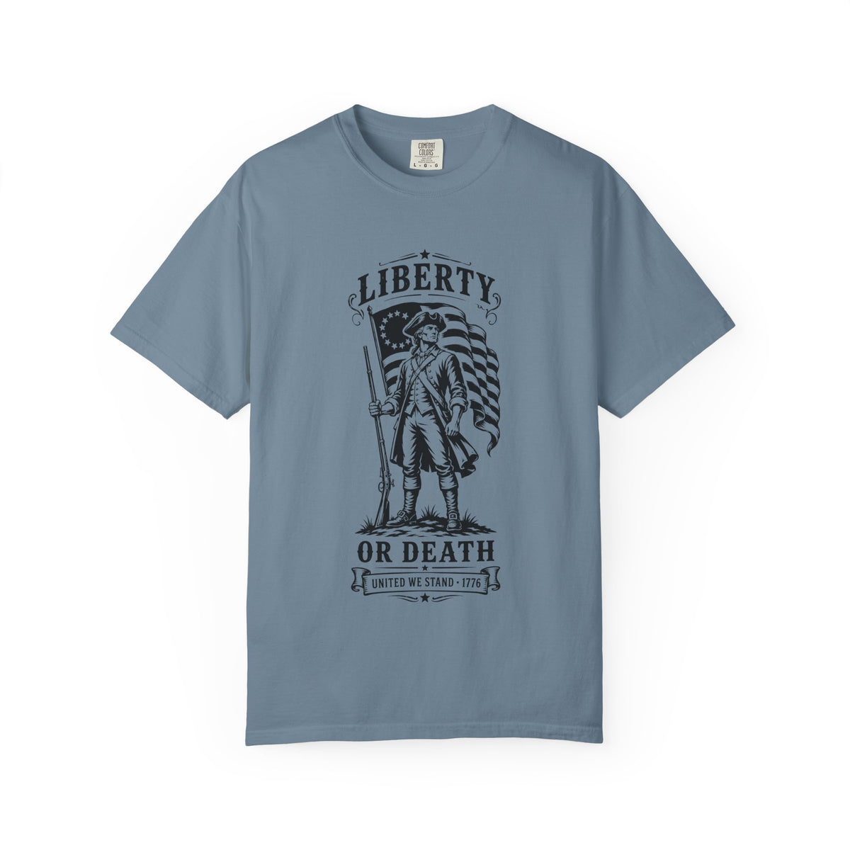 Liberty or Death T‑Shirt — Revolutionary Patriot Graphic Tee