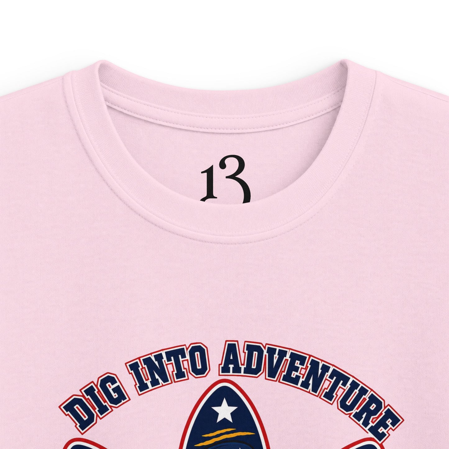 Kids T-Shirt - "Dig Into Adventure: Discover America" Patriotic Eagle Tee
