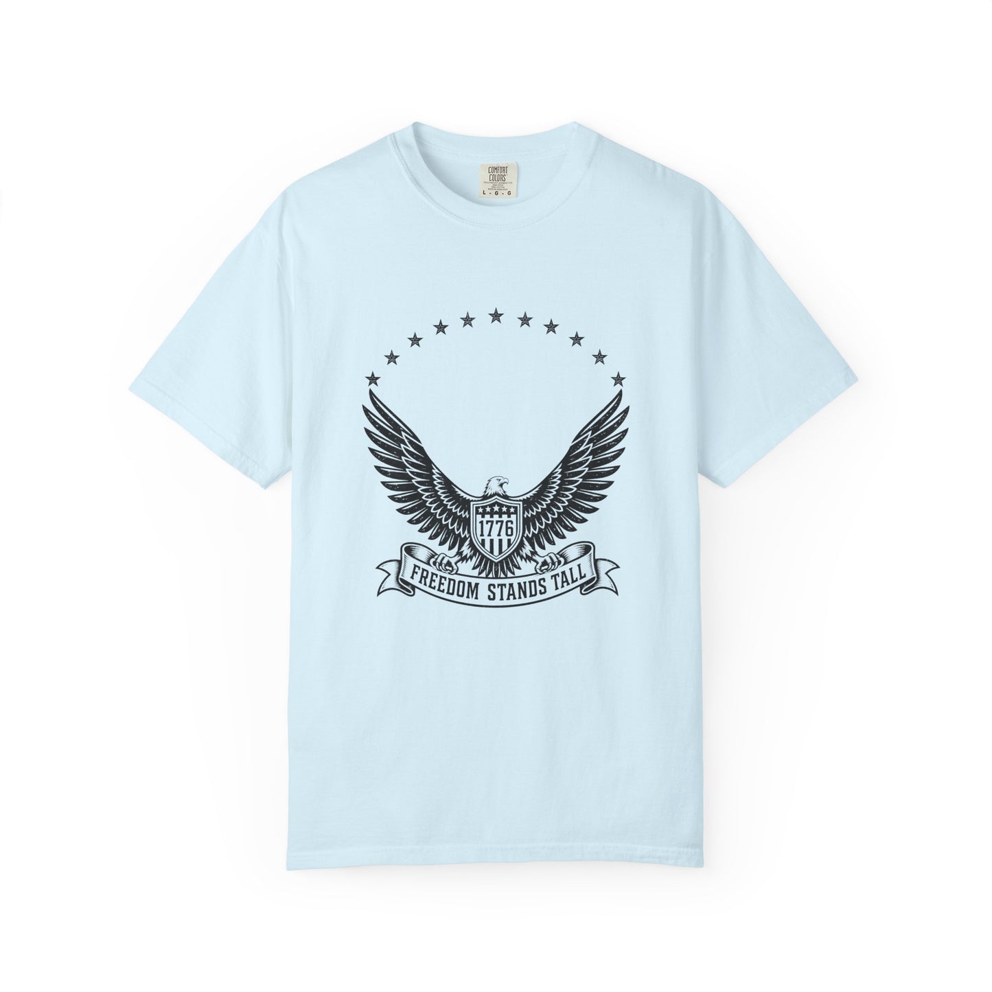 Freedom Stands Tall Eagle T-Shirt — 1776 Patriotic Tee