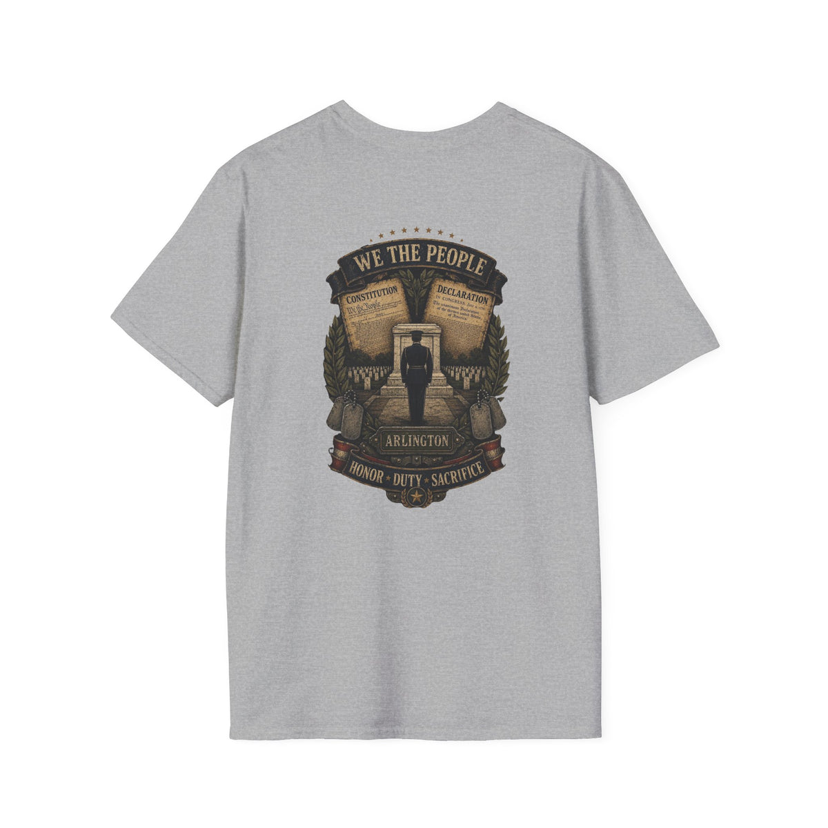 Arlington Soldier, Stars13stripeS Embossed T-Shirt