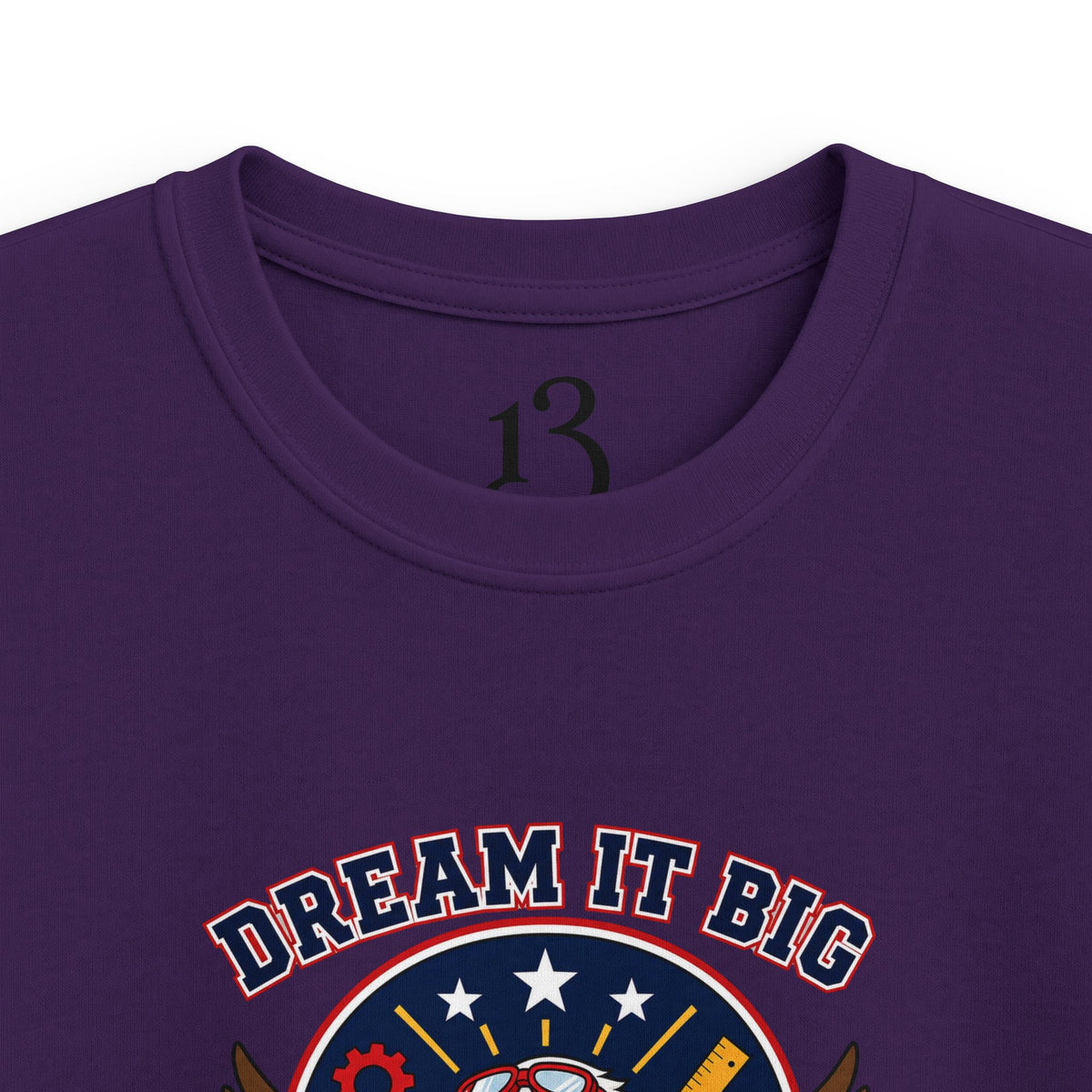 Kids Tee — "Dream It Big, Build The Future" Eagle Graphic
