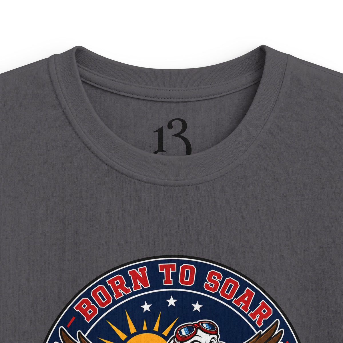 Kids Tee - "Born to Soar Built for Adventure" Eagle Graphic