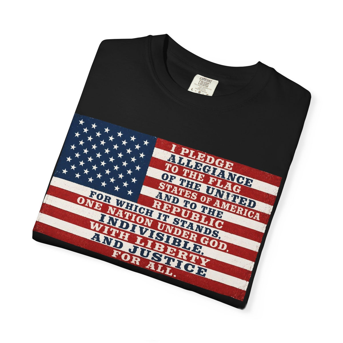 Pledge of Allegiance American Flag T-Shirt