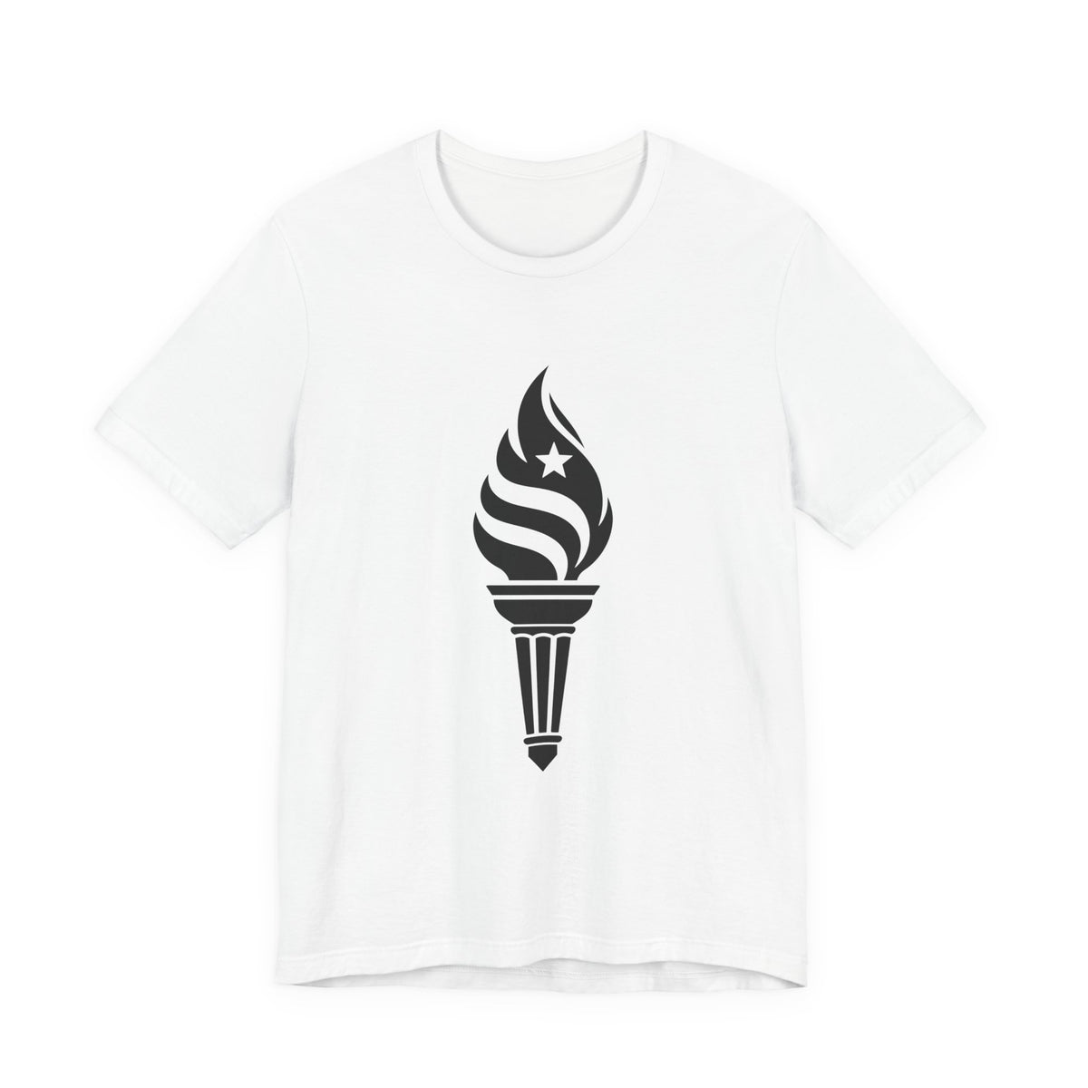 Liberty Torch T-Shirt – American Flame Graphic Tee