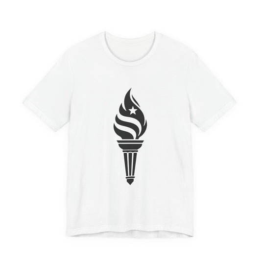 Liberty Torch T-Shirt – American Flame Graphic Tee