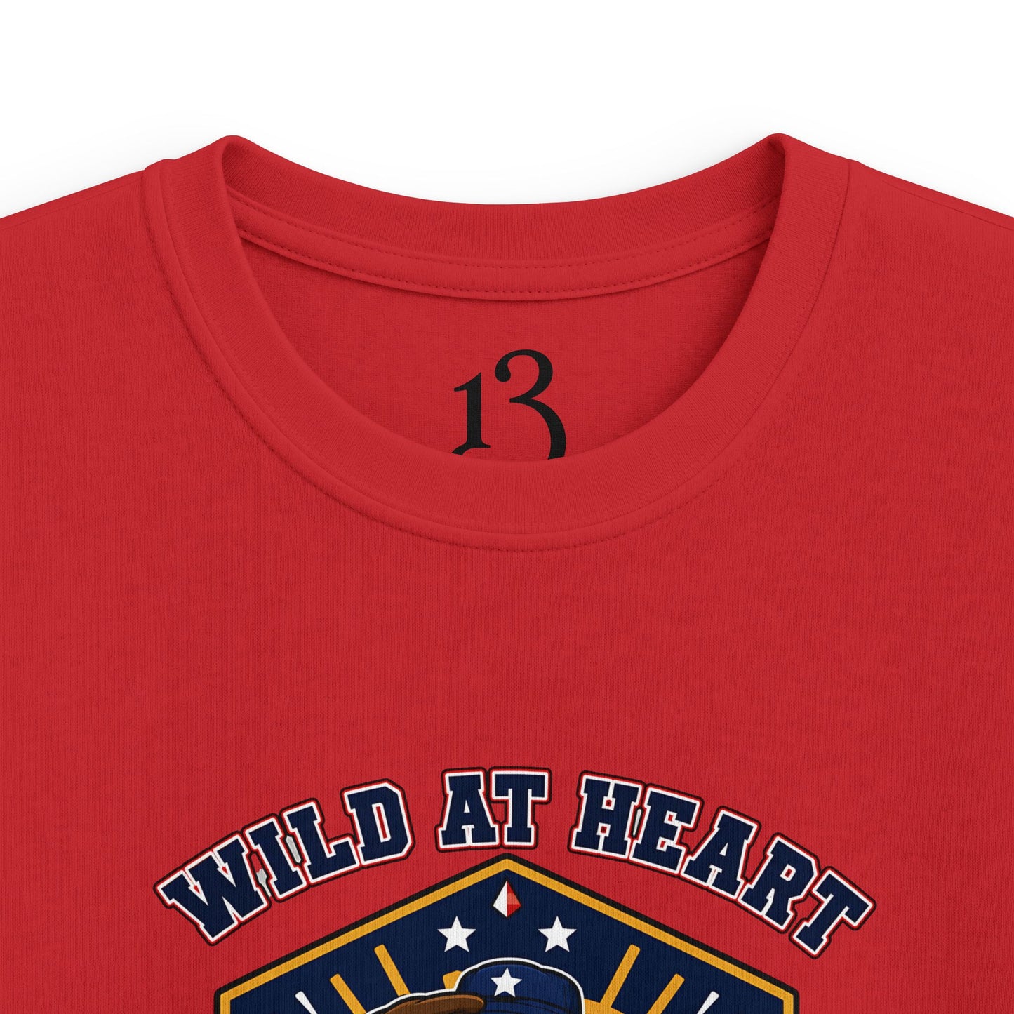 Kids Tee — "Wild at Heart, Ready to Be Free" Adventure Bear Graphic