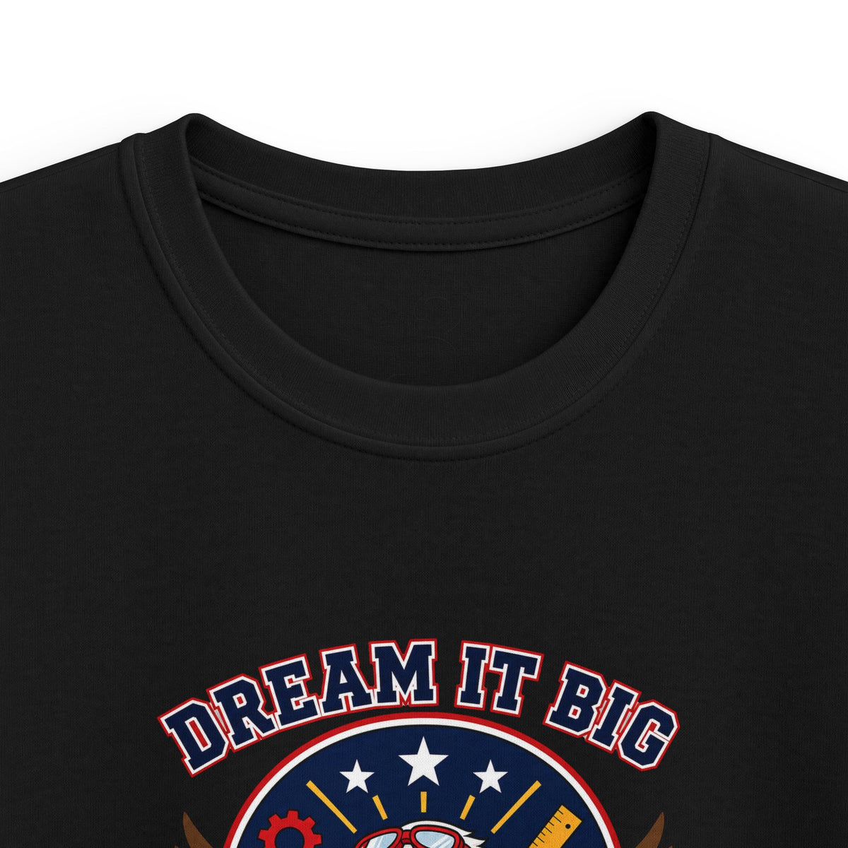 Kids Tee — "Dream It Big, Build The Future" Eagle Graphic