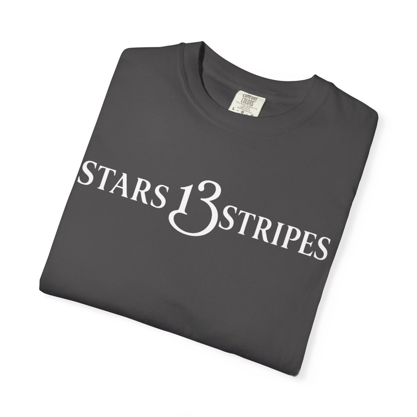 Stars13stripeS T‑Shirt — Vintage Olive Graphic Tee
