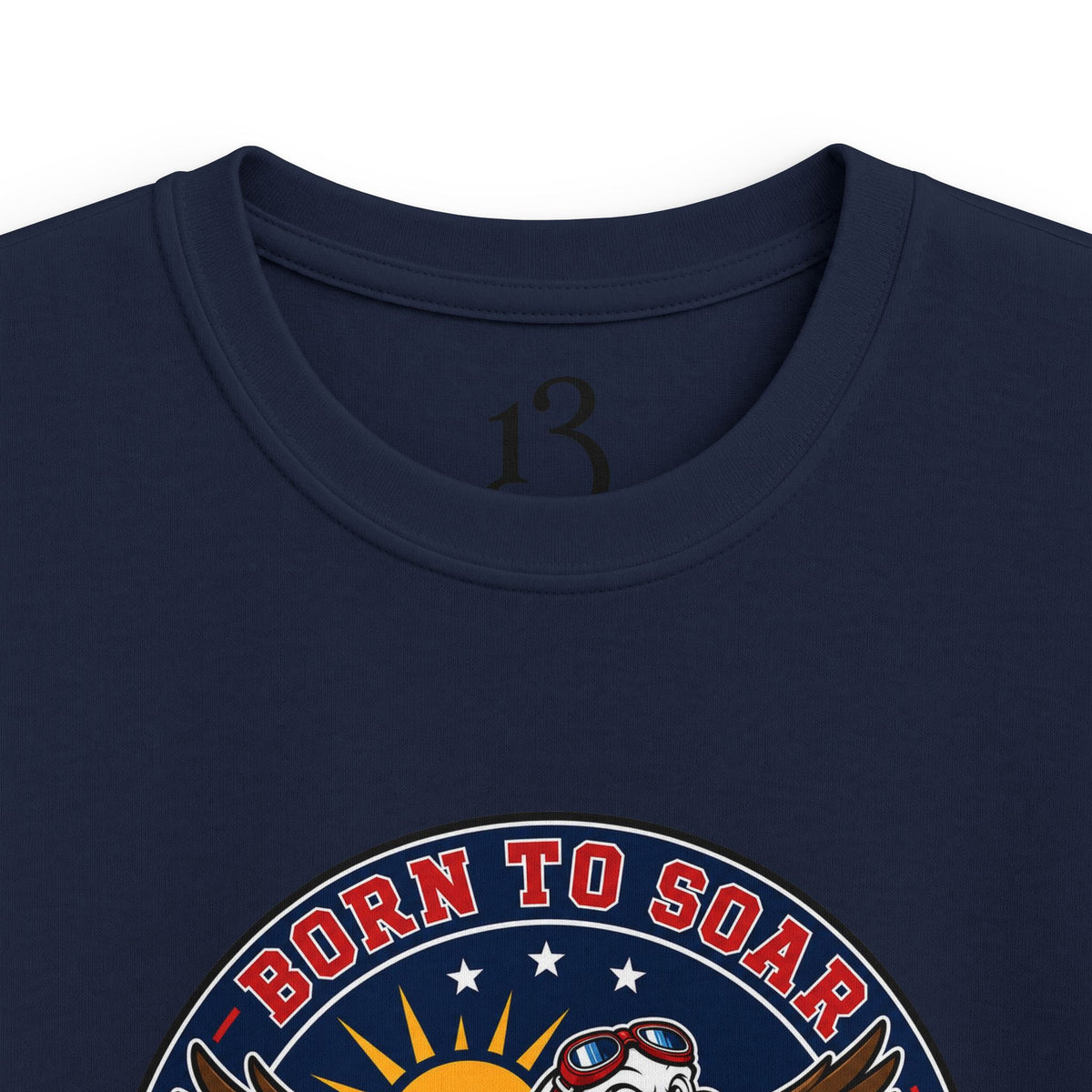Kids Tee - "Born to Soar Built for Adventure" Eagle Graphic