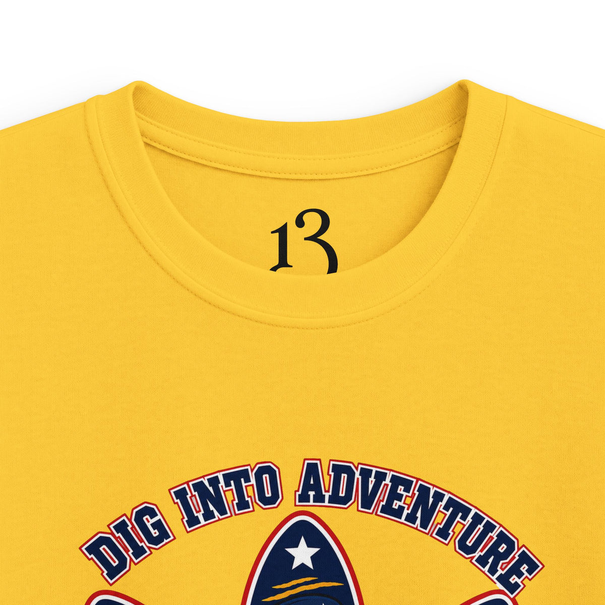 Kids T-Shirt - "Dig Into Adventure: Discover America" Patriotic Eagle Tee