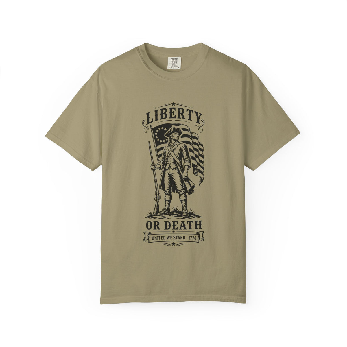 Liberty or Death T‑Shirt — Revolutionary Patriot Graphic Tee