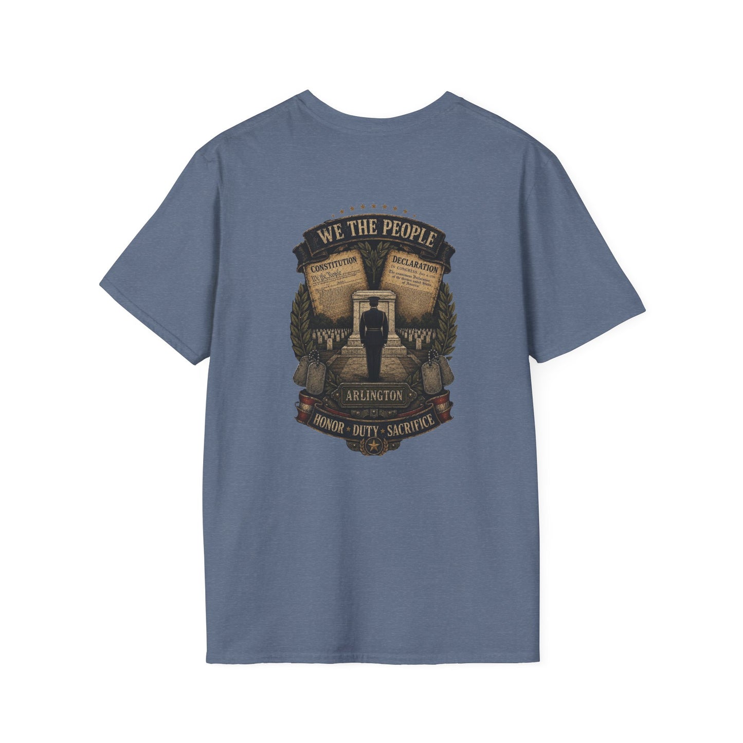 Arlington Soldier, Stars13stripeS Embossed T-Shirt