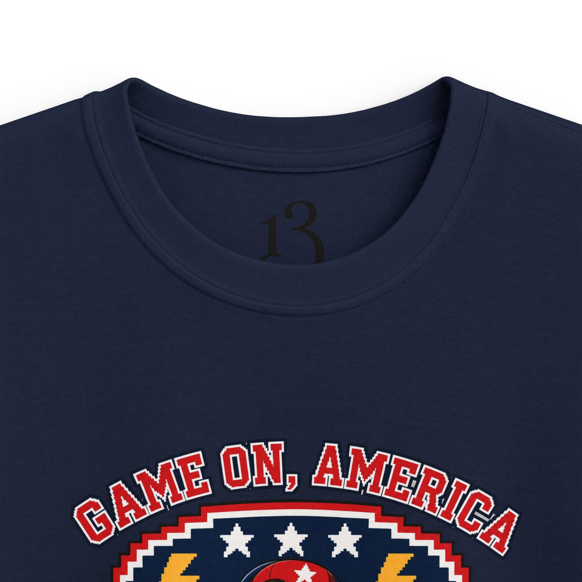 Kids Tee — 'Game On, America' Eagle Arcade Graphic Shirt