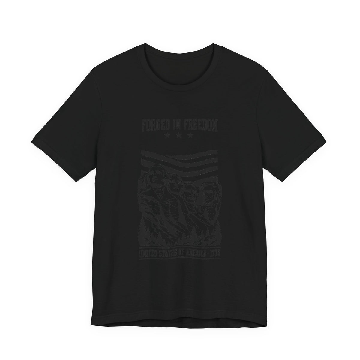 Forged in Freedom T-Shirt — Mount Rushmore American Patriot Tee
